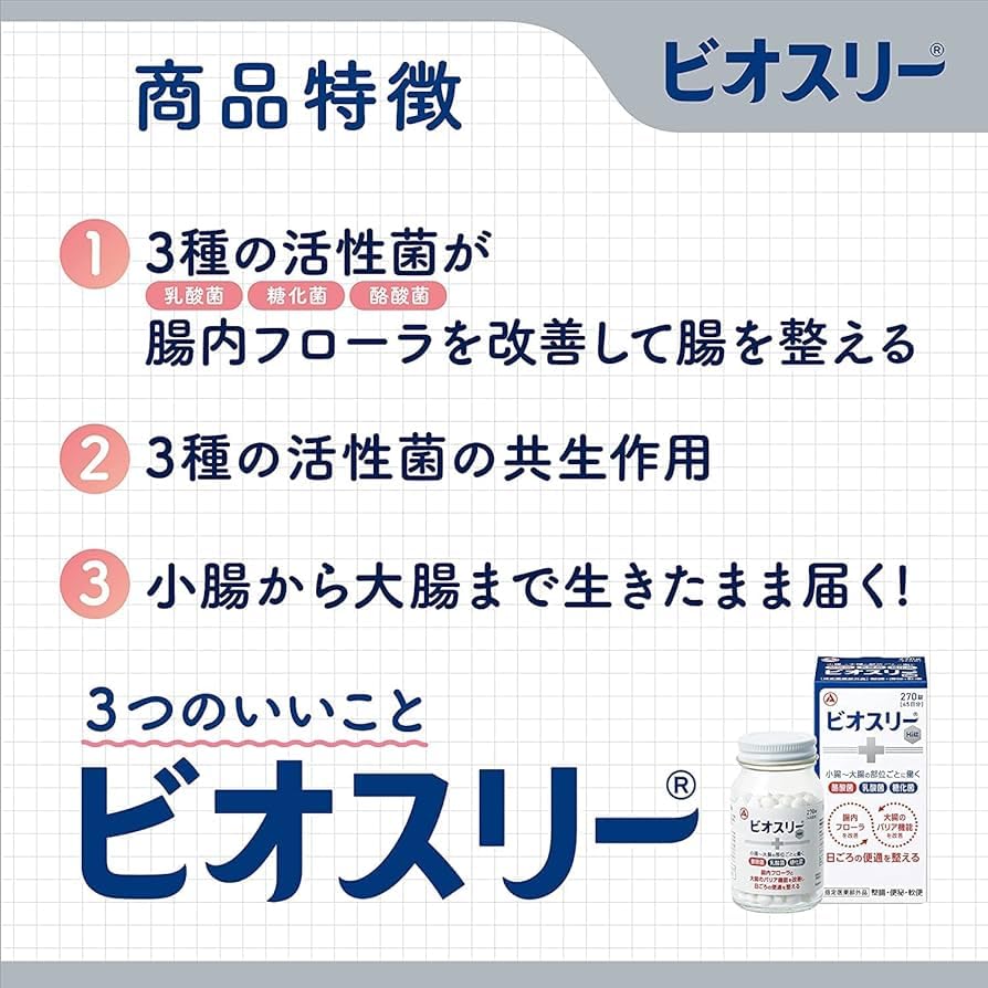 Amazon.co.jp: 【540錠x5個】アリナミン製薬 ビオスリーHi錠 540錠x5個